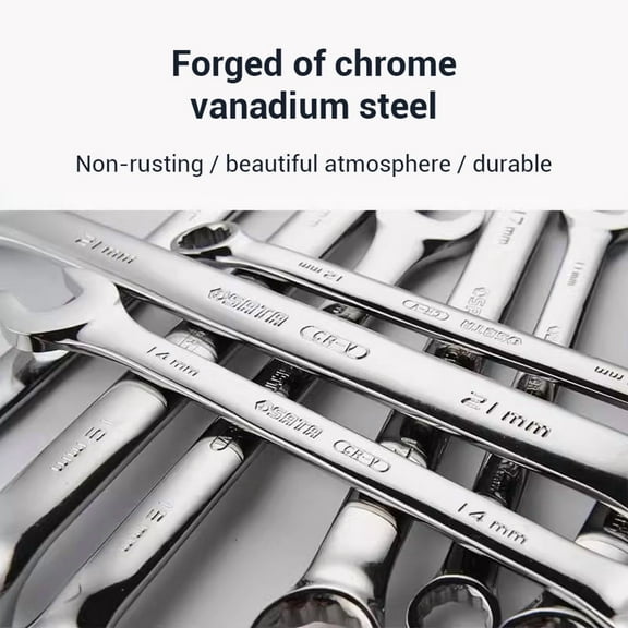 Open & 12-Point Box Wrench 8mm