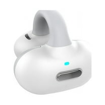 Open AC601 Wireless Earbuds, Bluetooth 5.4 Earbuds with ENC, Crystal Clear Call, USB-C Charging, IPX5 Waterproof Wireless Clip-on Earbuds, 32H Playback Ultra Long Battery Life,White