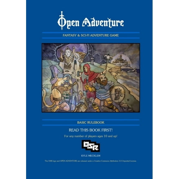 Open Adventure Basic Rulebook (Paperback), (Paperback)