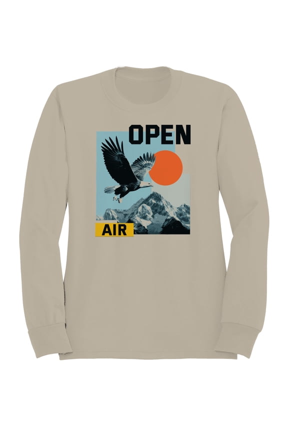 Open Air Eagle Adventure Art Men's Sweatshirt