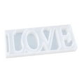Open Back Bezels for Resin Jewelry Making Love Silicone Molds Love Mold