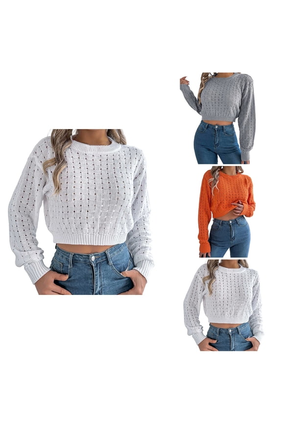 Open Back Button Down Long Sleeve Pullover Sweater Fall Winter Soft Knitted Turtleneck Casual For Daily Wear And