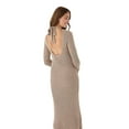 thumbnail image 1 of Open Back Maxi Knit Dress, 1 of 5