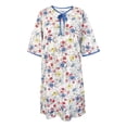 thumbnail image 1 of Open Back Night Gown For Ladies - Assisted Dressing Hospital Gown - Floral Chain XL, 1 of 1