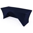 Open Back Spandex Tablecloth for a 6Foot Rectangular Table, 72 by 30