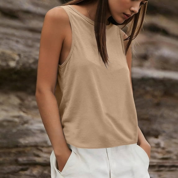 Open Back Tops for Women Workout Tank Tops for Women 2026 Summer Tops Sleeveless Backless Yoga Top Athletic Workout Slim Basic Cami Shirts Running T Shirts Going Out Crop Tops Gym Fitness Shirts