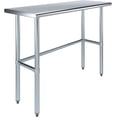 thumbnail image 1 of Open Base Stainless Steel Work Table with Galvanized, 1 of 5