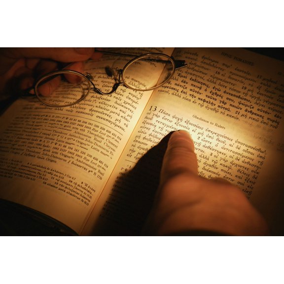 Open Bible And Pair Of Spectacles Poster Print by Don Hammond / Design Pics