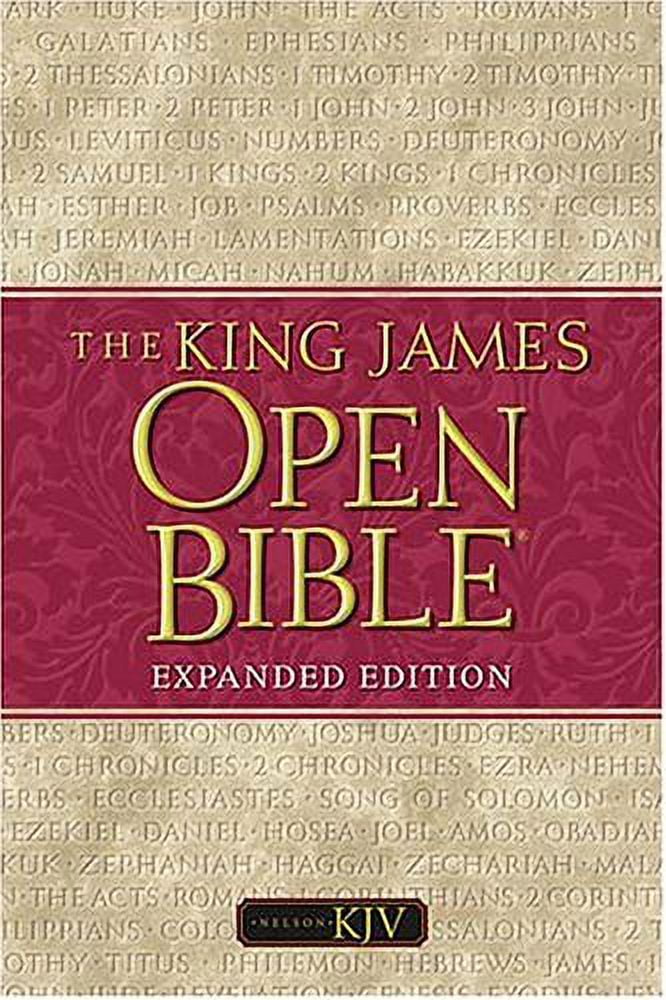 Open Bible-KJV-Expanded Hardcover - USED - GOOD Condition - Walmart.com