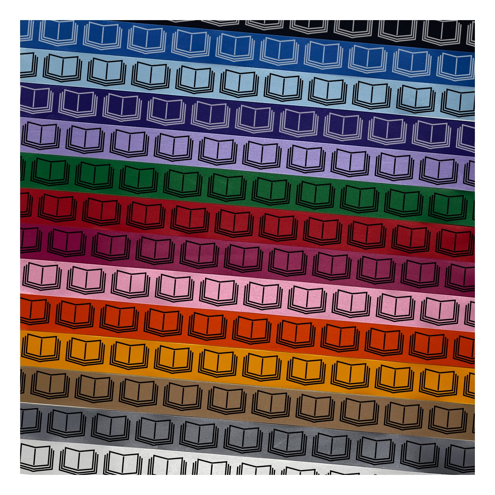 Reading Ribbon Open Book Reading Symbol Satin Ribbon for Gift Wrapping Bows Craft DIY ...