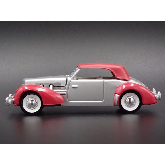 Open Box 1937 CORD 812 SUPERCHARGED CONVERTIBLE RARE 1:64 SCALE LIMITED DIECAST MODEL CAR