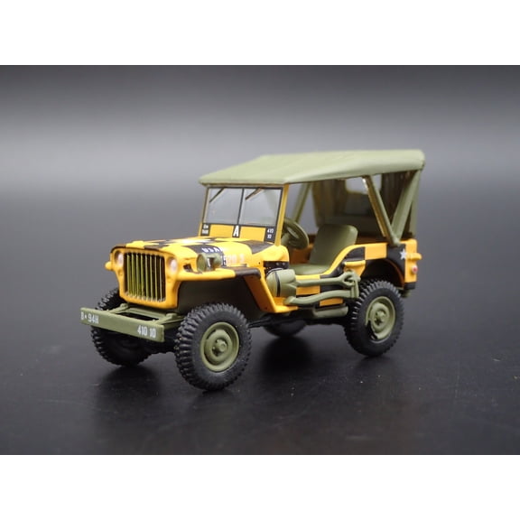 Open Box 1941-1945 JEEP WILLYS MB US ARMY MILITARY 1:64 SCALE DIORAMA DIECAST MODEL CAR