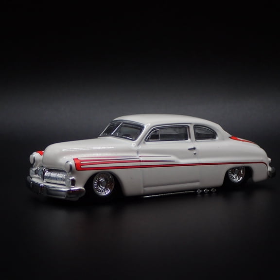 Open Box 1950 50 MERC MERCURY EIGHT COUPE WHITE 1:64 SCALE COLLECTIBLE DIECAST MODEL CAR