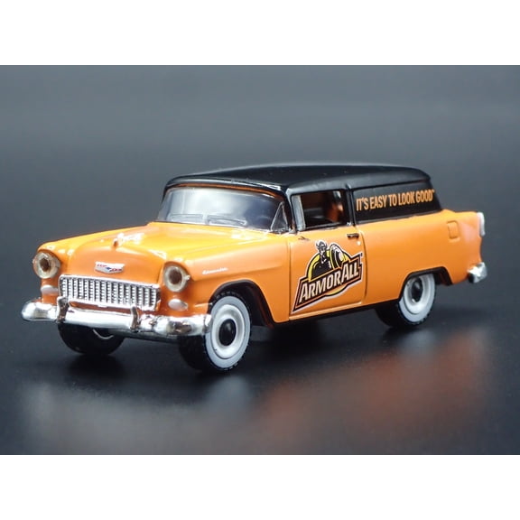 Open Box 1955 55 CHEVY CHEVROLET SEDAN DELIVERY ARMOR ALL 1:64 SCALE DIECAST MODEL CAR