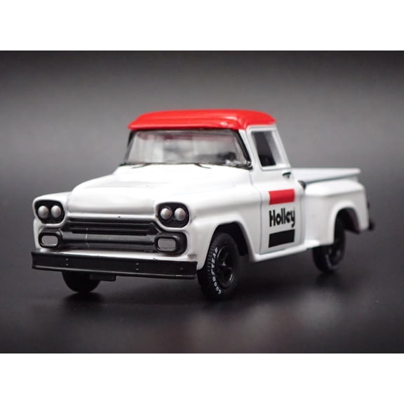 Open Box 1958 58 CHEVY CHEVROLET APACHE STEPSIDE TRUCK HOLLEY 1/64 DIECAST MODEL TRUCK