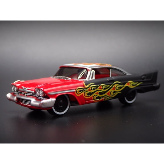 Open Box 1958 58 PLYMOUTH FURY FLAMES 1:64 SCALE COLLECTIBLE DIORAMA DIECAST MODEL CAR