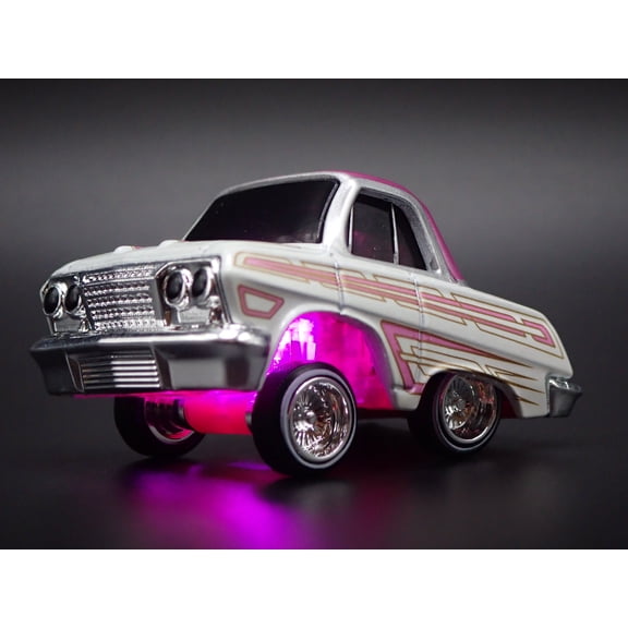 Open Box 1962 62 CHEVY CHEVROLET IMPALA CAR TUNED LOWRIDER 1:64 SCALE DIECAST MODEL CAR