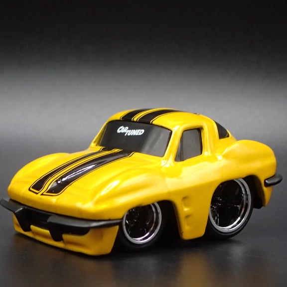 Open Box 1963 63 CHEVY CHEVROLET CORVETTE SPLIT WINDOW TUNED 1/64 SCALE DIECAST MODEL CAR