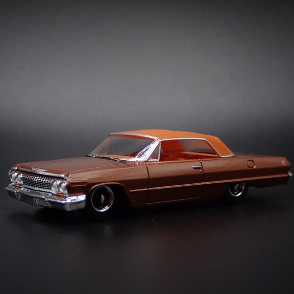 Open Box 1963 63 CHEVY CHEVROLET IMPALA CONVERTIBLE 1:64 SCALE DIORAMA DIECAST MODEL CAR