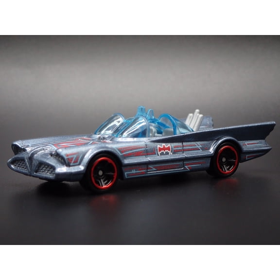 Open Box 1966 66 BATMAN BATMOBILE ADAM WEST RARE 1/64 SCALE COLLECTIBLE DIECAST MODEL CAR