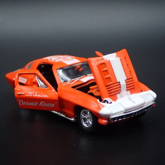 Open Box 1966 CHEVY CHEVROLET CORVETTE 427 SCHWINN STING RAY 1:64 SCALE DIECAST MODEL CAR