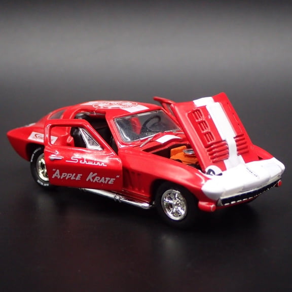 Open Box 1966 CHEVY CHEVROLET CORVETTE 427 SCHWINN STING RAY 1:64 SCALE DIECAST MODEL CAR