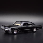 Open Box 1967 67 CHEVY CHEVROLET IMPALA SUPERNATURAL BLACK 164 SCALE DIECAST MODEL CAR