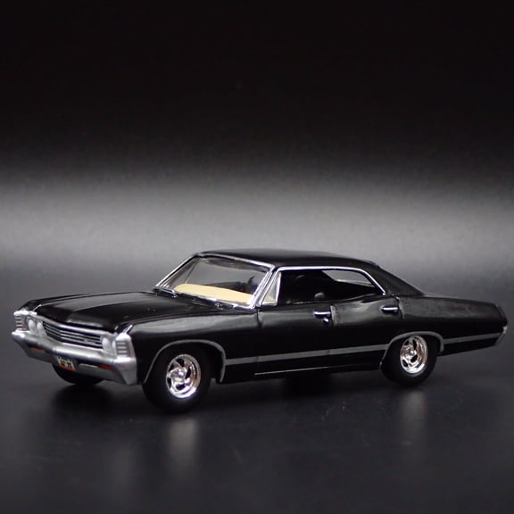 Open Box 1967 67 CHEVY CHEVROLET IMPALA SUPERNATURAL BLACK 1:64 SCALE DIECAST MODEL CAR