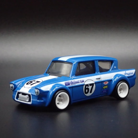 Open Box 1967 67 FORD ANGLIA RACE CAR 1:64 SCALE COLLECTIBLE DIORAMA DIECAST MODEL CAR