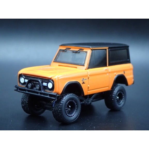 Open Box 1967 67 FORD BRONCO 4X4 OFFROAD ORANGE 1:64 SCALE COLLECTIBLE DIECAST MODEL CAR