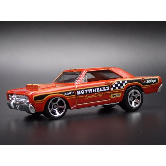 Open Box 1968 68 DODGE DART NHRA DRAG HOT WHEELS 164 SCALE DIORAMA DIECAST MODEL CAR
