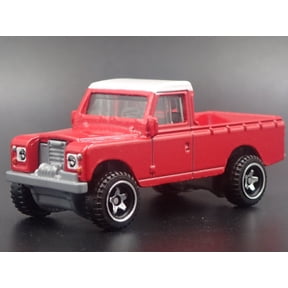 Open Box 1971-1985 LAND ROVER SERIES III 3 PICKUP TRUCK RED 1/64 SCALE DIECAST MODEL CAR