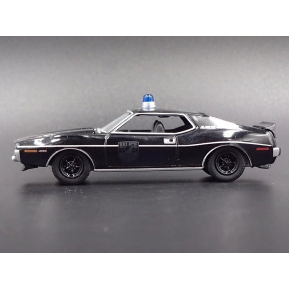 Open Box 1971 71 AMC JAVELIN AMX POLICE CAR RARE 1:64 SCALE COLLECTIBLE DIECAST MODEL CAR