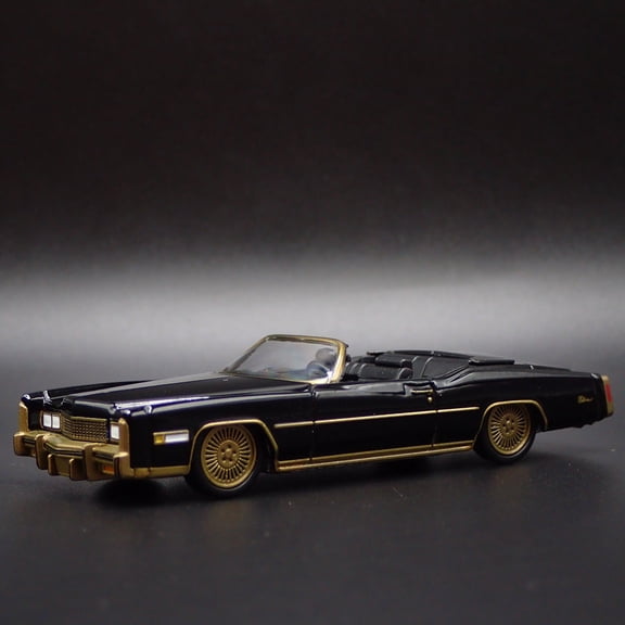 Open Box 1976 CADDY CADILLAC ELDORADO CONVERTIBLE LOWRIDER 1:64 SCALE DIECAST MODEL CAR