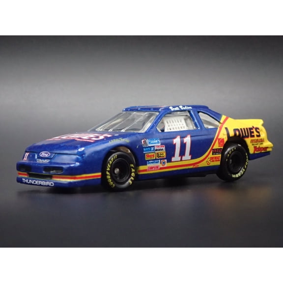 Open Box 1995 FORD THUNDERBIRD 11 BRETT BODINE LOWES NASCAR 1:64 SCALE DIECAST MODEL CAR