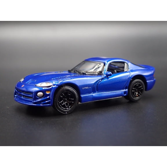 Open Box 1996-2002 DODGE VIPER GTS BLUE 1:64 SCALE COLLECTIBLE DIORAMA DIECAST MODEL CAR