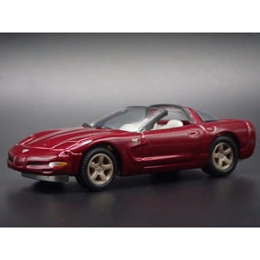 Open Box 2003 03 CHEVY CHEVROLET CORVETTE C5 50TH DARK RED 1:64 SCALE DIECAST MODEL CAR