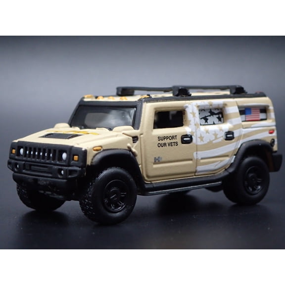 Open Box 2003-2009 HUMMER H2 SUV VICTORY OVER IRAQ 1:64 SCALE DIORAMA DIECAST MODEL CAR