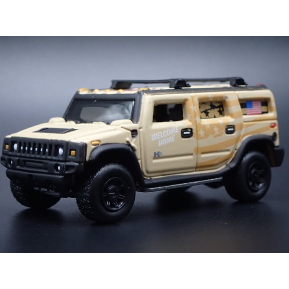 Open Box 2003-2009 HUMMER H2 SUV VICTORY OVER IRAQ 1:64 SCALE DIORAMA DIECAST MODEL CAR