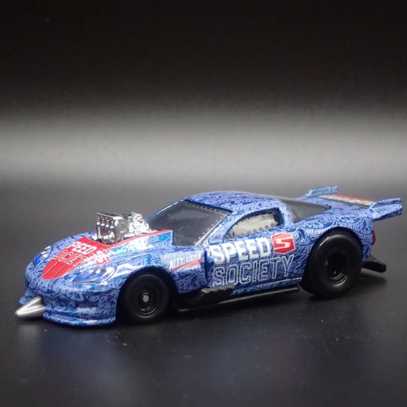 Open Box 2005-2013 CHEVY CHEVROLET CORVETTE Z06 DRAG RACER 1:64 SCALE DIECAST MODEL CAR