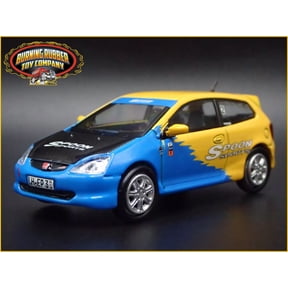 Open Box 2007-2011 HONDA CIVIC TYPE R EP3 SPOON 1:64 SCALE COLLECTIBLE DIECAST MODEL CAR