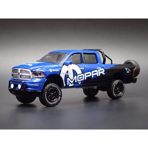 Open Box 2009-2018 RAM 1500 4X4 BLUE MOPAR 1/64 SCALE COLLECTIBLE DIECAST MODEL CAR