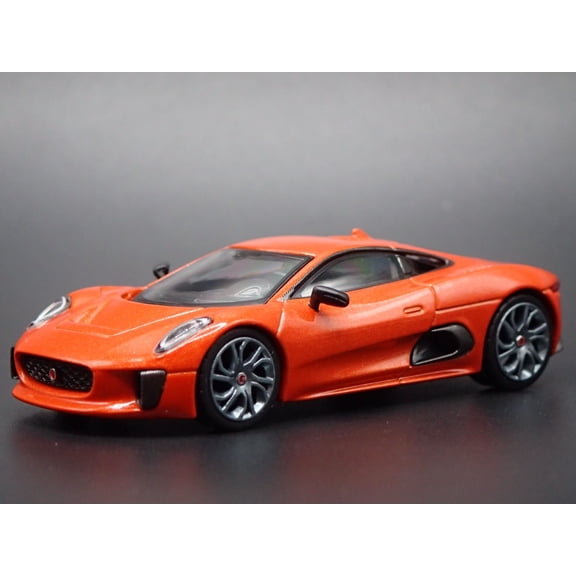 Open Box 2010-2013 JAGUAR CX75 JAMES BOND 007 SPECTRE ORANGE 1:64 SCALE DIECAST MODEL CAR