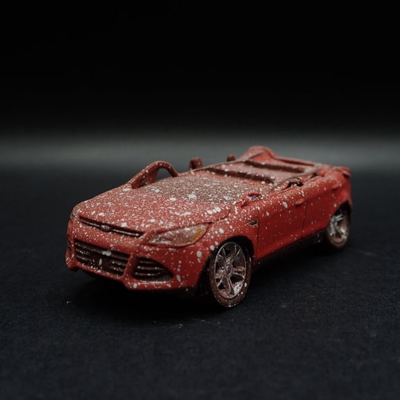 Open Box 2013 13 FORD ESCAPE SUV ROLLOVER JUNKYARD 1:64 SCALE DIORAMA DIECAST MODEL CAR
