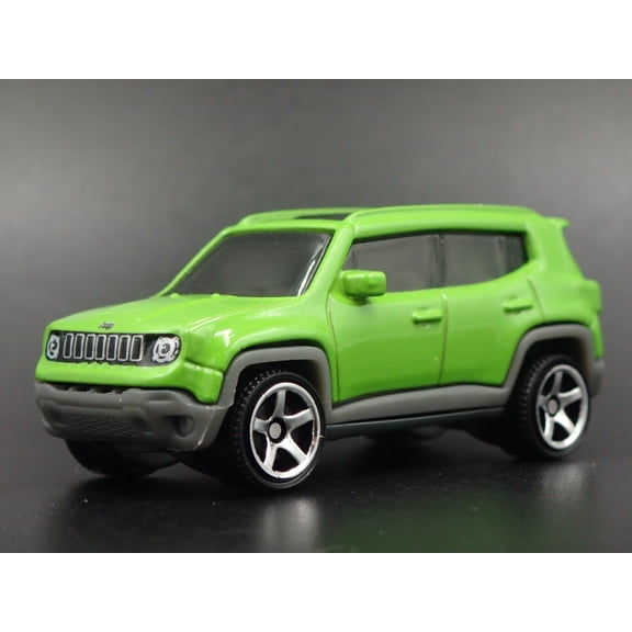 Open Box 2015-2023 JEEP RENEGADE GREEN 1/64 SCALE COLLECTIBLE DIORAMA DIECAST MODEL CAR