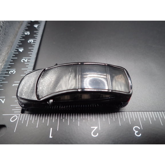 Open Box 2016-2025 TESLA MODEL X SUV SPACE X BLACK 1:64 SCALE DIORAMA DIECAST MODEL CAR