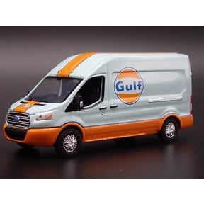 Open Box 2019 19 FORD TRANSIT SPRINTER VAN GULF RACING TEAM 1:64 SCALE DIECAST MODEL CAR