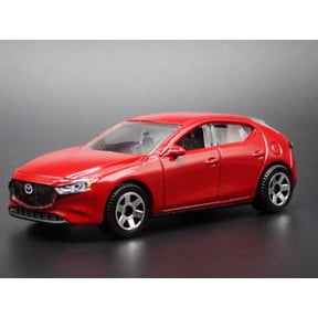 Open Box 2019-2025 MAZDA 3 4 FOUR DOOR HATCHBACK RED 1:64 SCALE DIORAMA DIECAST MODEL CAR
