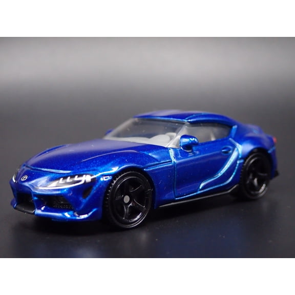 Open Box 2019-2025 TOYOTA GR SUPRA BLUE 1/64 SCALE COLLECTIBLE DIORAMA DIECAST MODEL CAR