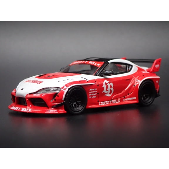 Open Box 2020-2026 TOYOTA GR SUPRA LB WORKS RED 1/64 SCALE DIORAMA DIECAST MODEL CAR